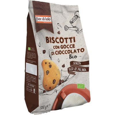 Fior di Loto - Biscotti con gocce di Cioccolato 350gr
