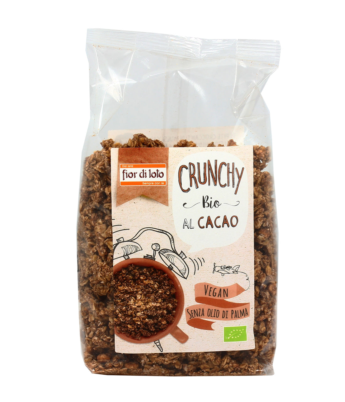 Fior di Loto Crunchy al Cacao 375gr