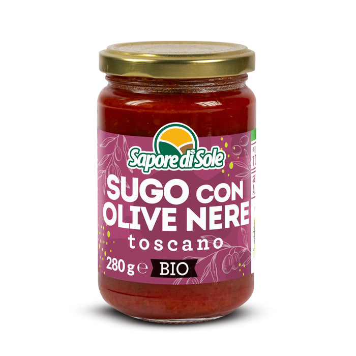 Sapore di Sole Sugo con Olive Nere Toscano 280gr