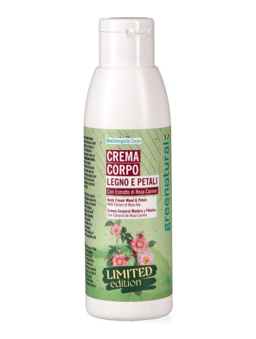 GREEN NATURAL Crema Corpo Legno e Petali 100ml