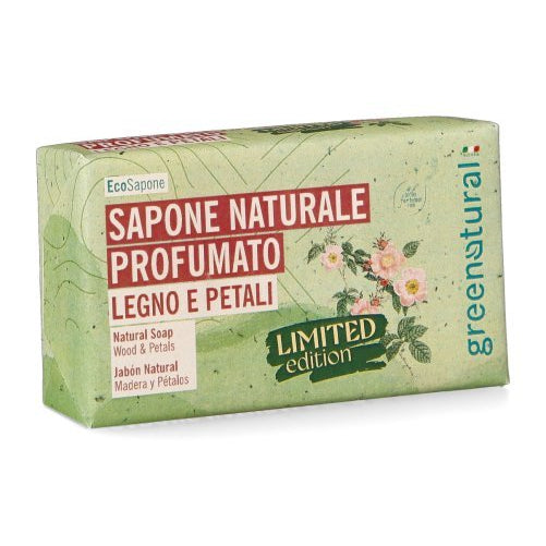 GREEN NATURAL Sapone Naturale Profumato Legno e Petali