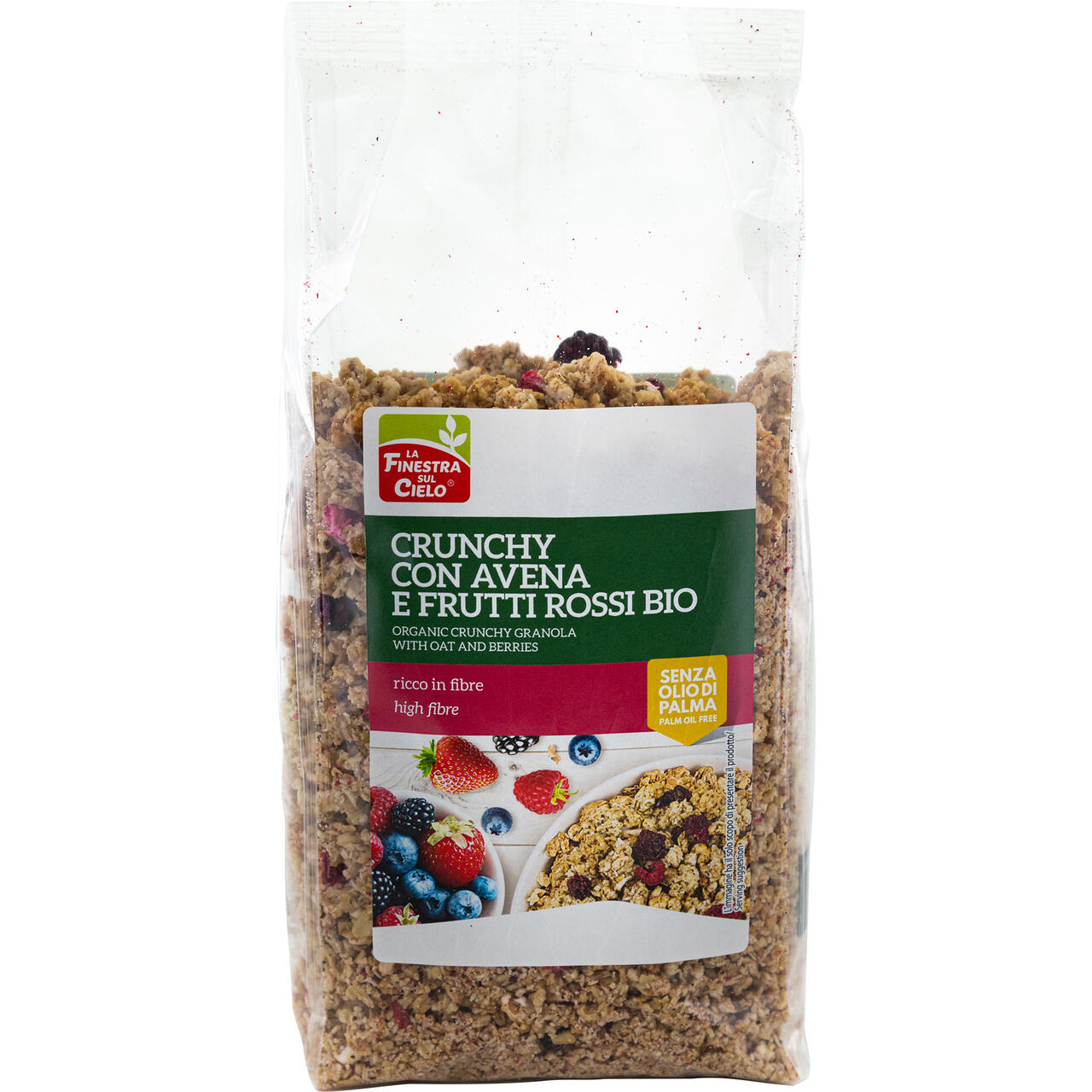 La Finestra sul Cielo - Crunchy Avena e Frutti rossi 375gr