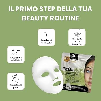 NATUR UNIQUE Collagen Intensive In &amp; Out Mask - Maschera reset pelle e Rinnova bellezza
