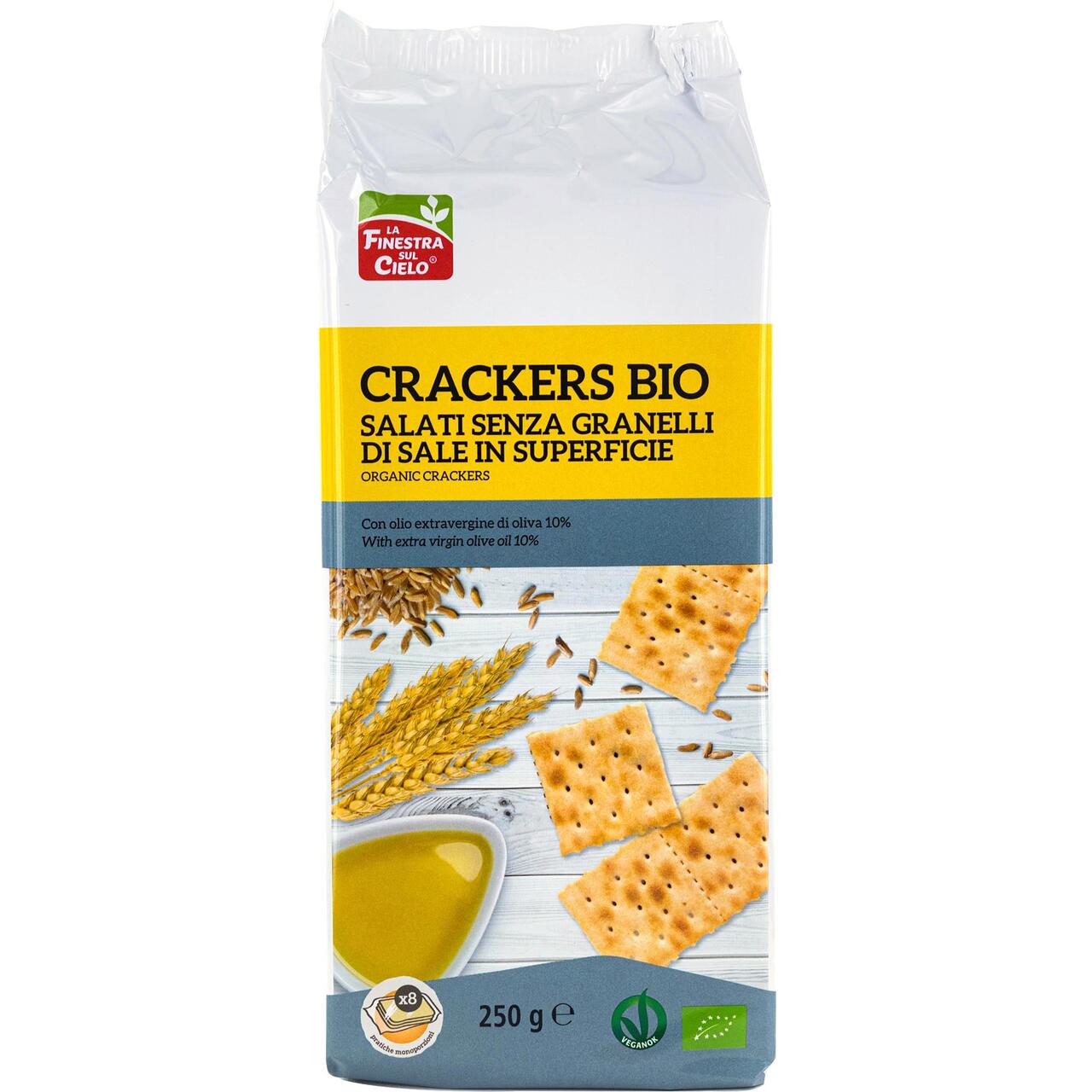 La Finestra sul Cielo Crackers non salati in superficie 250gr