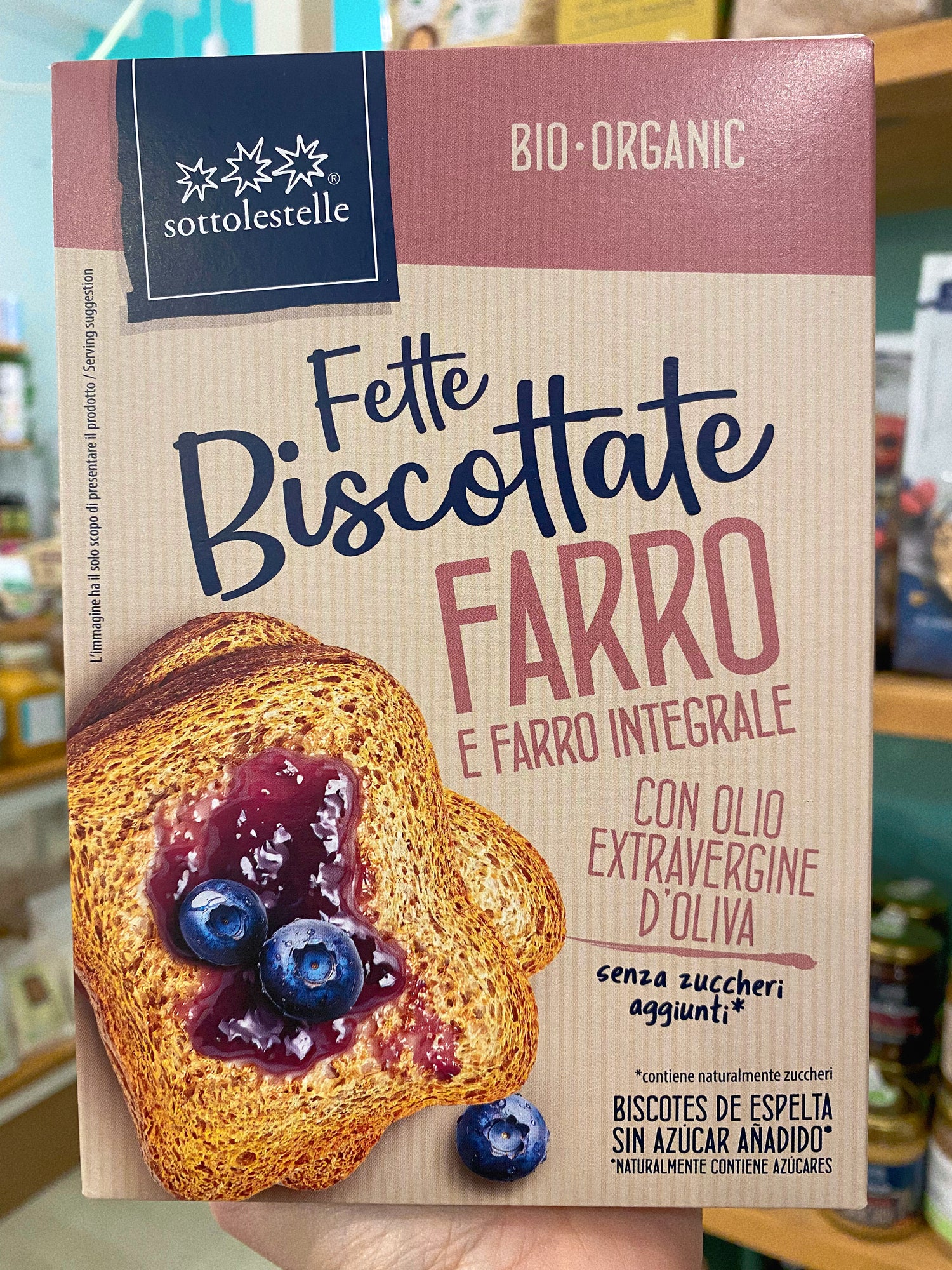 Sotto le Stelle Fette Biscottate di Farro e Farro Integrale 200gr