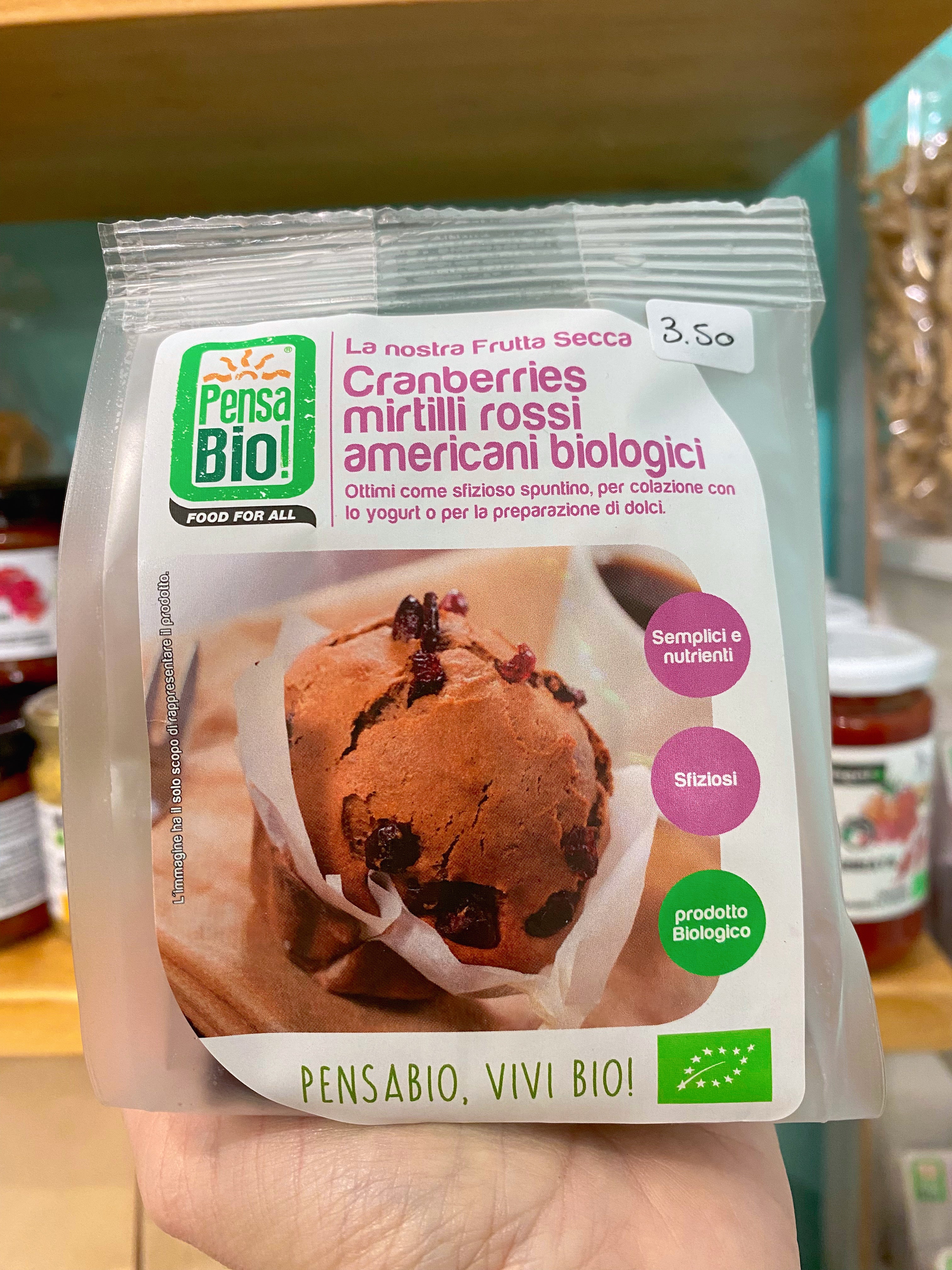 Pensa Bio - Cranberry Mirtilli Rossi americani
