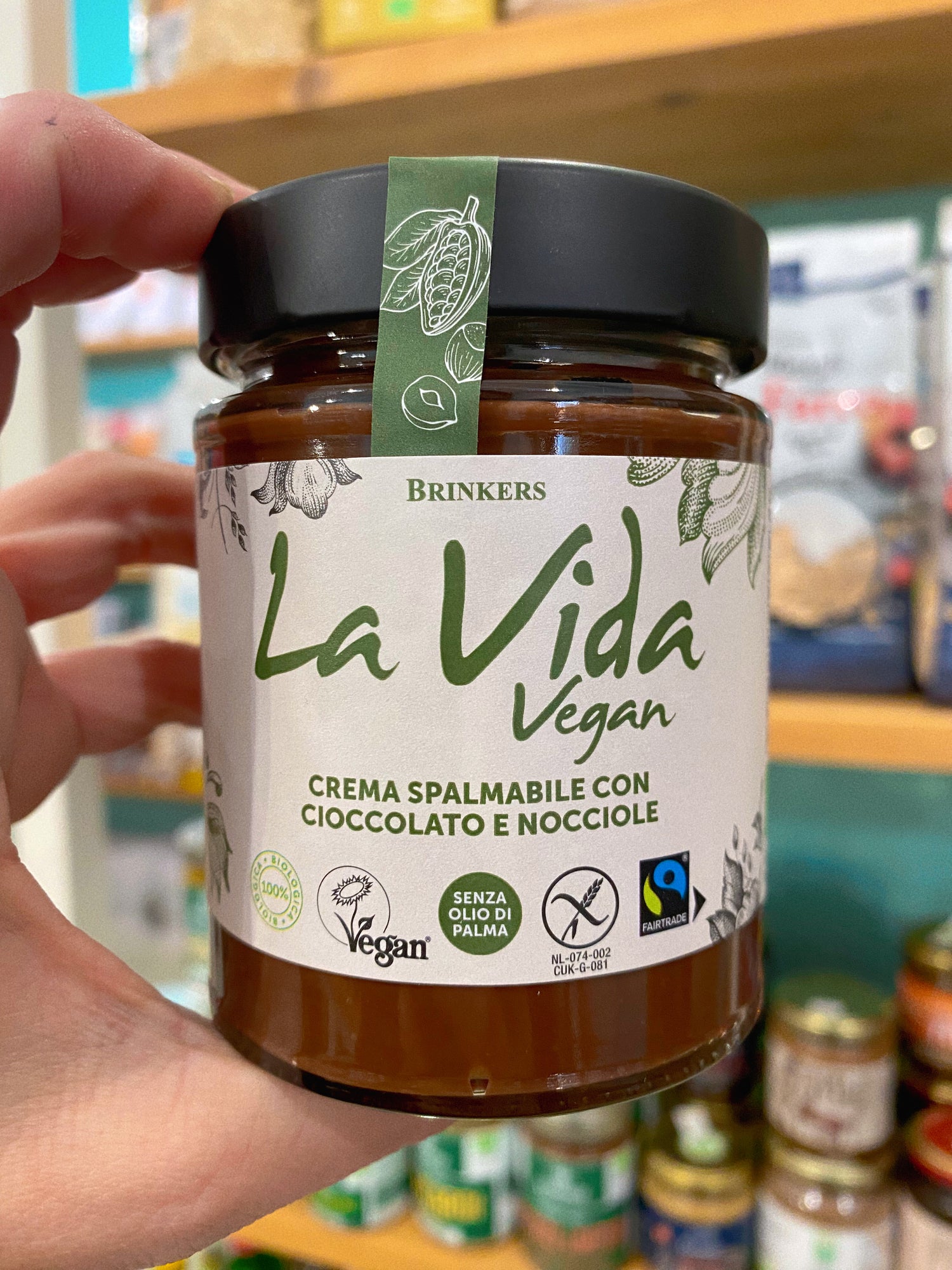 La Vida Vegan Crema Spalmabile al Cioccolato e Nocciole 270gr
