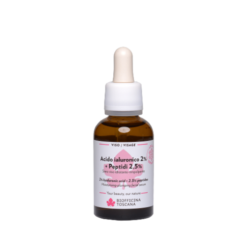 BIOFFICINA TOSCANA Acido Ialuronico 2% + Peptidi 2,5%