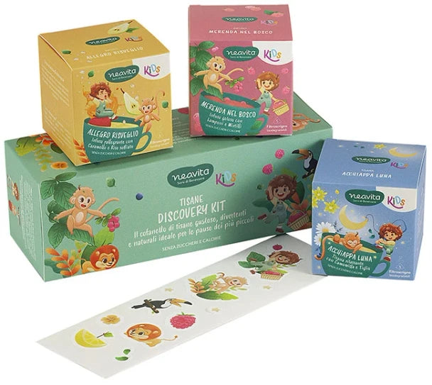NEAVITA Discovery Kit Tisane KIDS Filtroscrigno verde