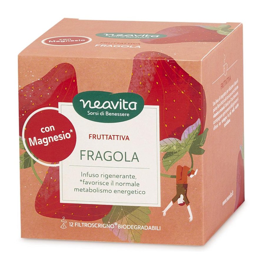 NEAVITA Fruttattiva Fragola con Magnesio 12 FiltroScrigno