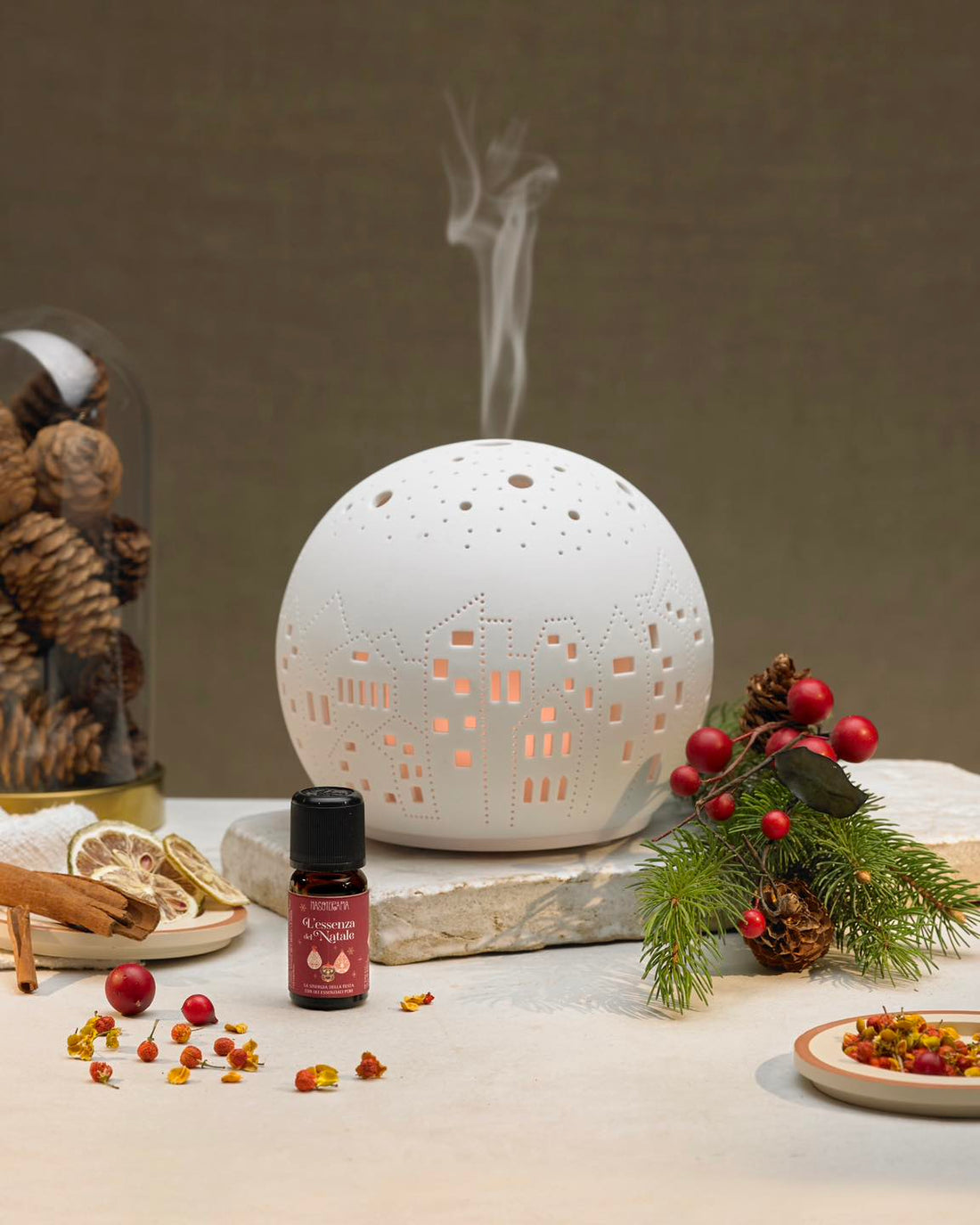 NASOTERAPIA Diffusore in ceramica - Winter Tale