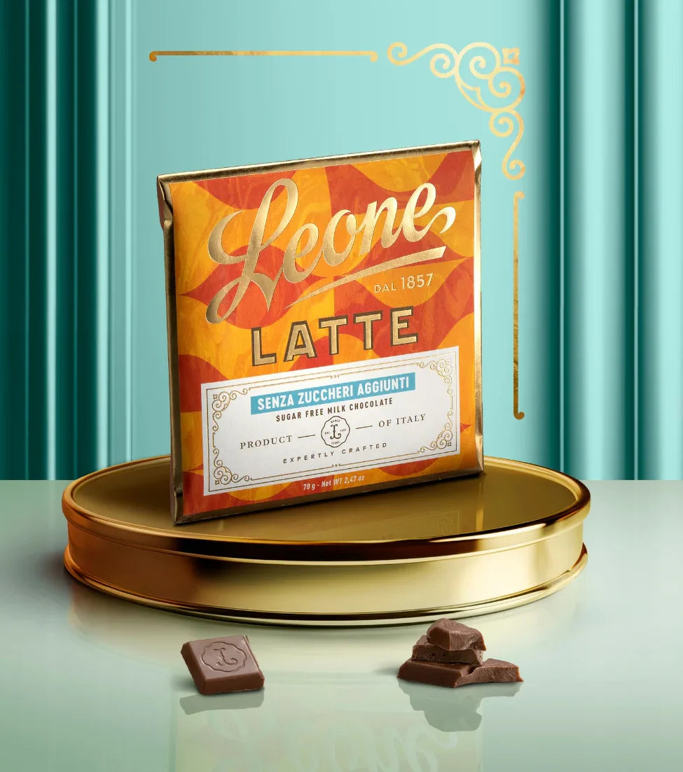 leone cioccolato latte senza zuccheri