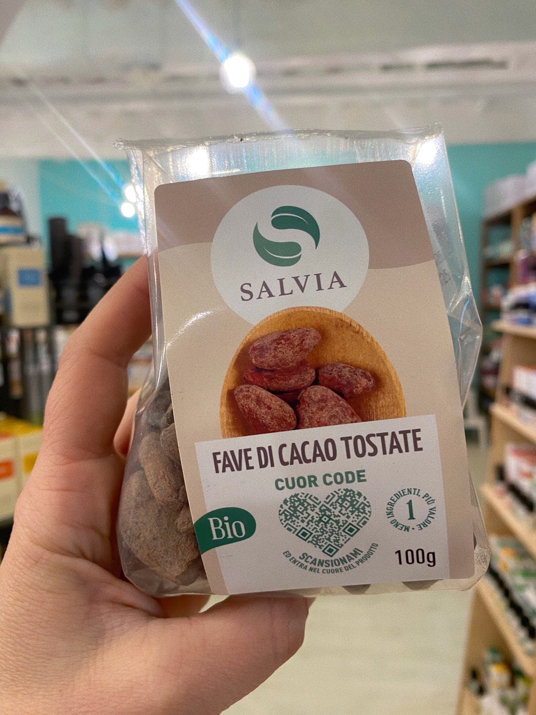 Salvia - Fave di Cacao tostate 100gr