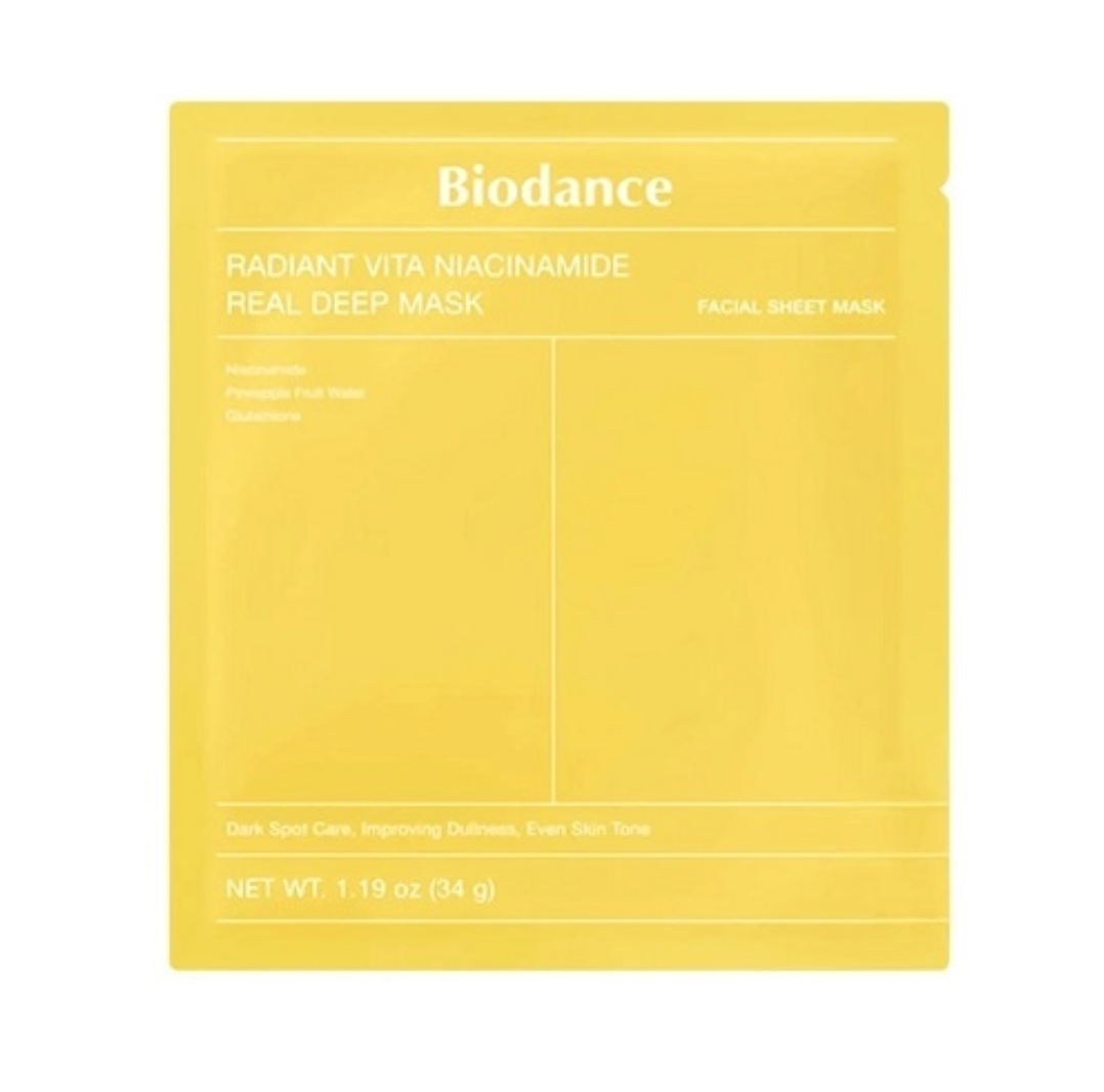 BIODANCE Radiant Vita Niacinamide Real Deep Mask 34gr