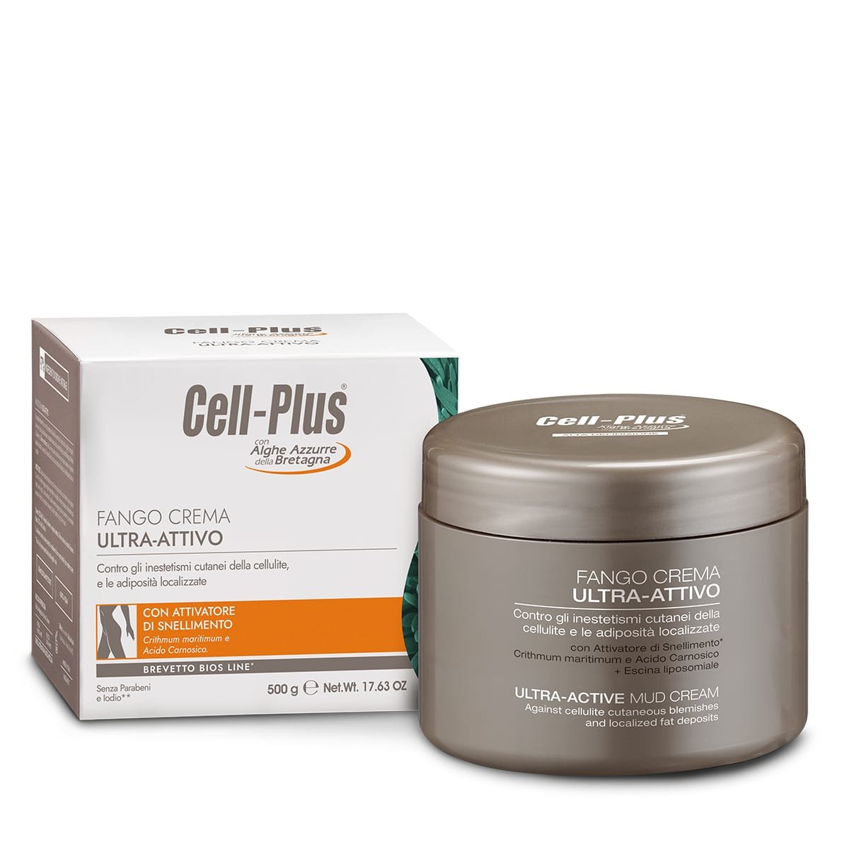 BIOS LINE Cell Plus Alta Definizione Fango Crema Ultra Attivo 500 g