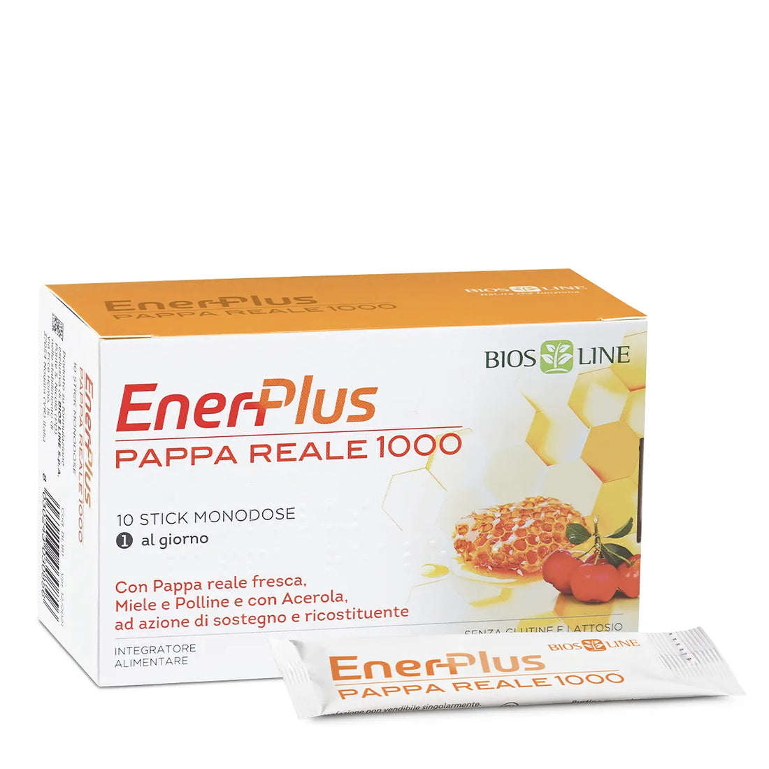 BIOS LINE EnerPlus Pappa reale 1000 10 stick monodose