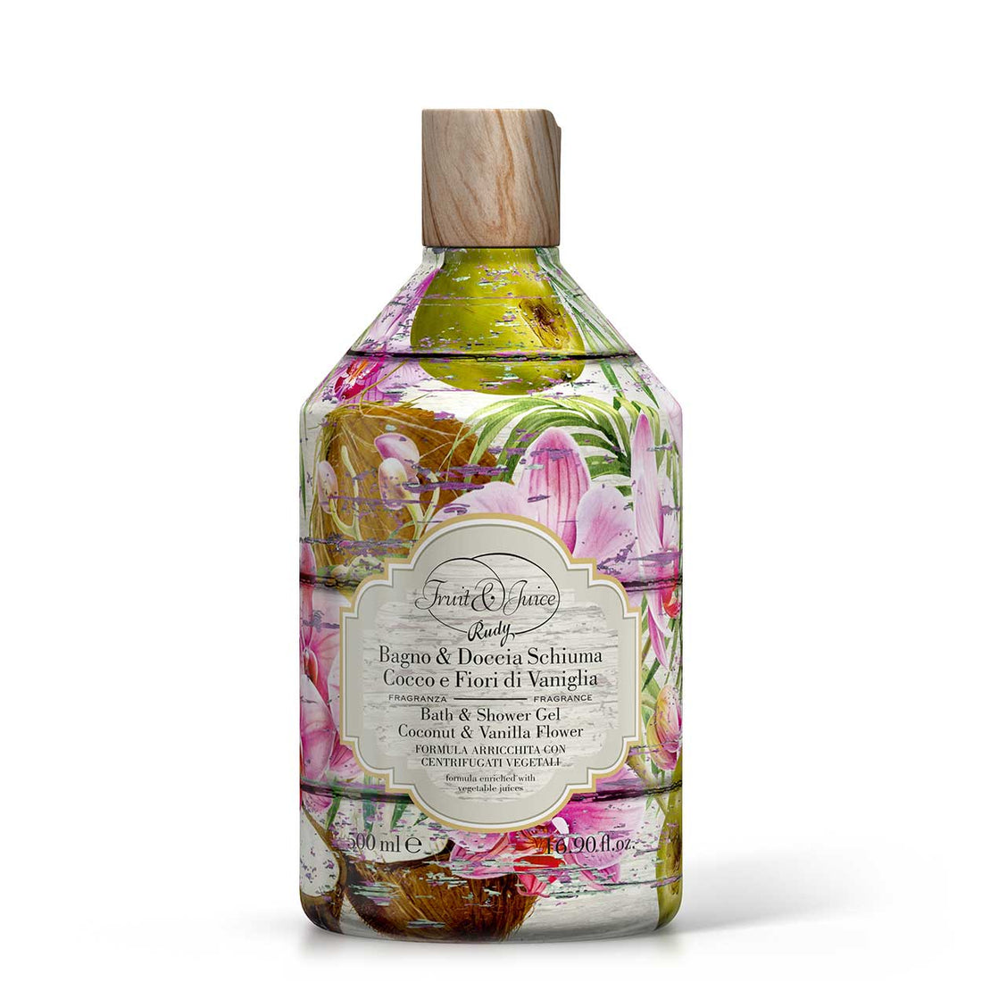 Fruit &amp; Juice Bagno Doccia Cocco e Fiori di Vaniglia 500ml