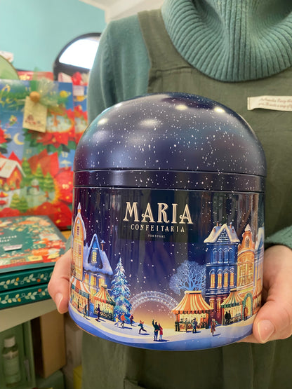 Maria Confeitaria Cielo Stellato Scatola di Latta con Biscotti 300gr