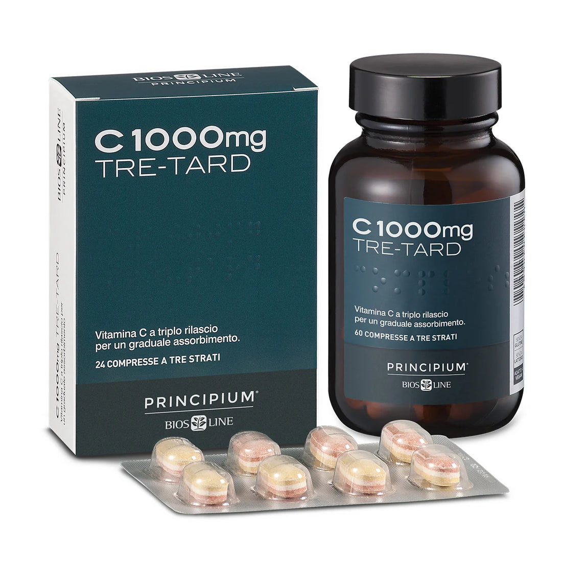 BIOS LINE Principium C 1000mg tre-tard 24 capsule