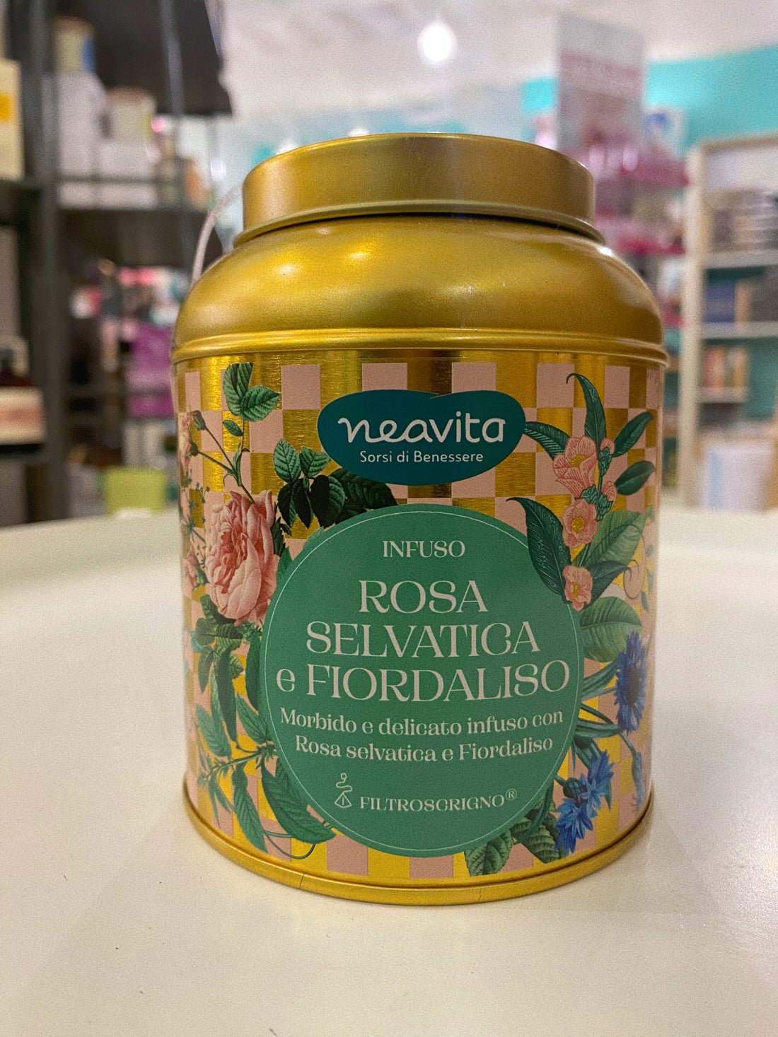 NEAVITA Infusi di Primavera Caddy Rosa Selvatica e Fiordaliso 12 filtri