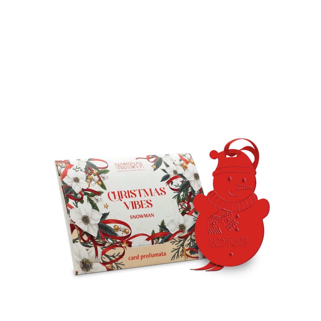 NASOTERAPIA Snowman Card Profumata