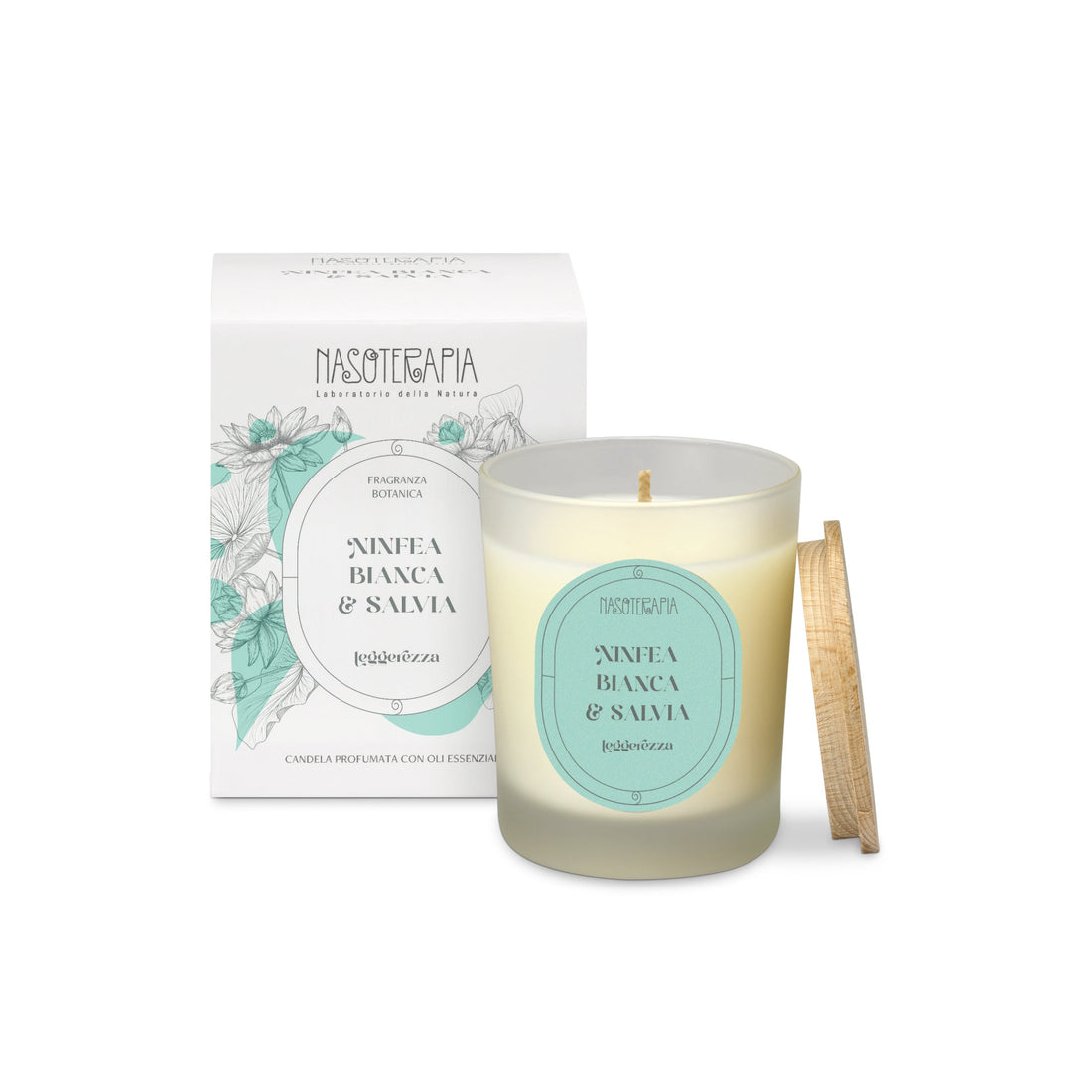 NASOTERAPIA Candela Ninfea bianca e Salvia 180g
