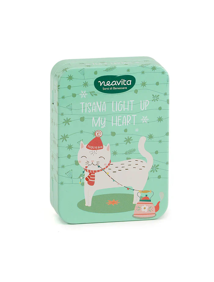 NEAVITA Tea &amp; Friends Mini Tin - Gatto