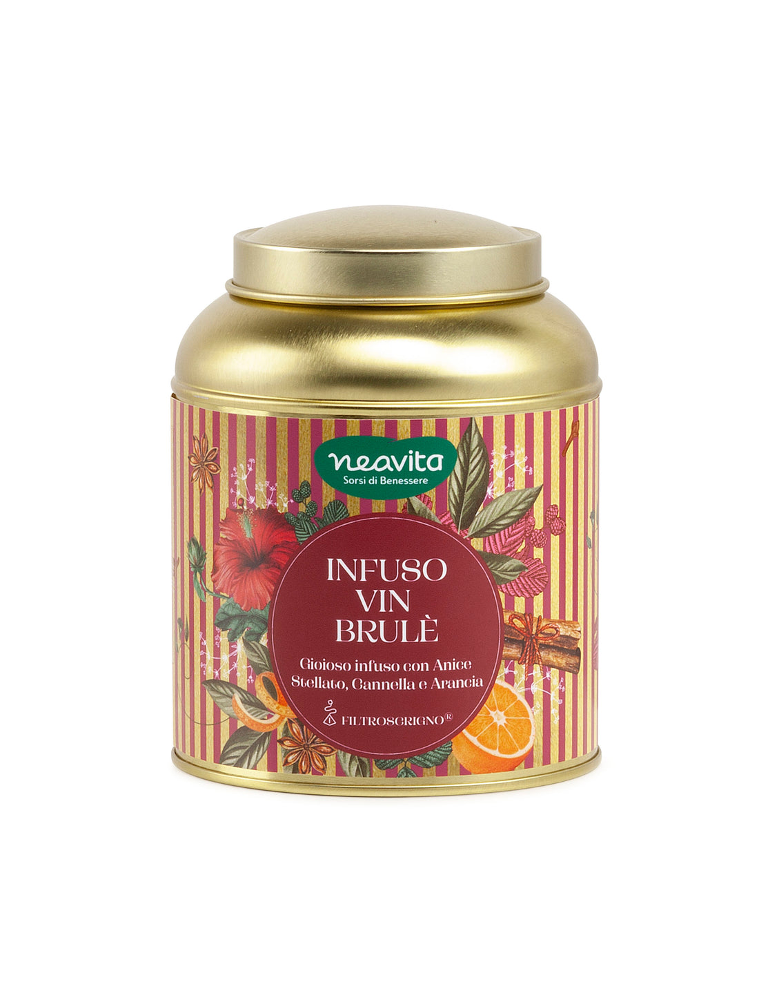 NEAVITA Infusi Golosi - Caddy Infuso Vin Brulé 12 filtroscrigno