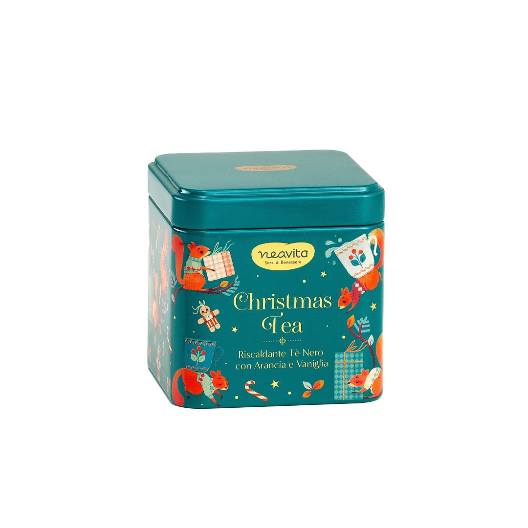 NEAVITA Barattolino VERDE di Natale Melange Christmas Tea Filtroscrigno