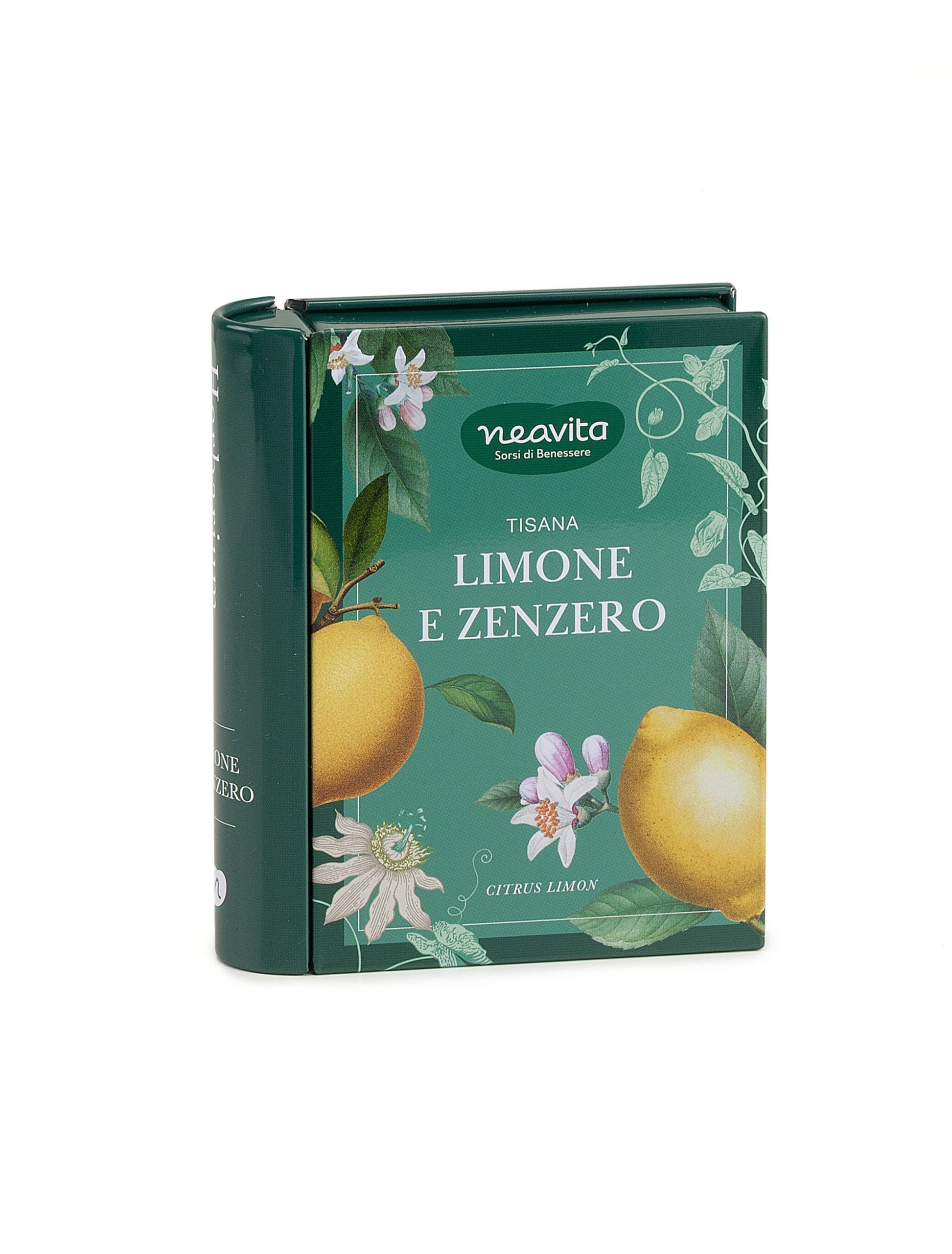 NEAVITA Herbarium Mini Libro Verde - Limone e Zenzero