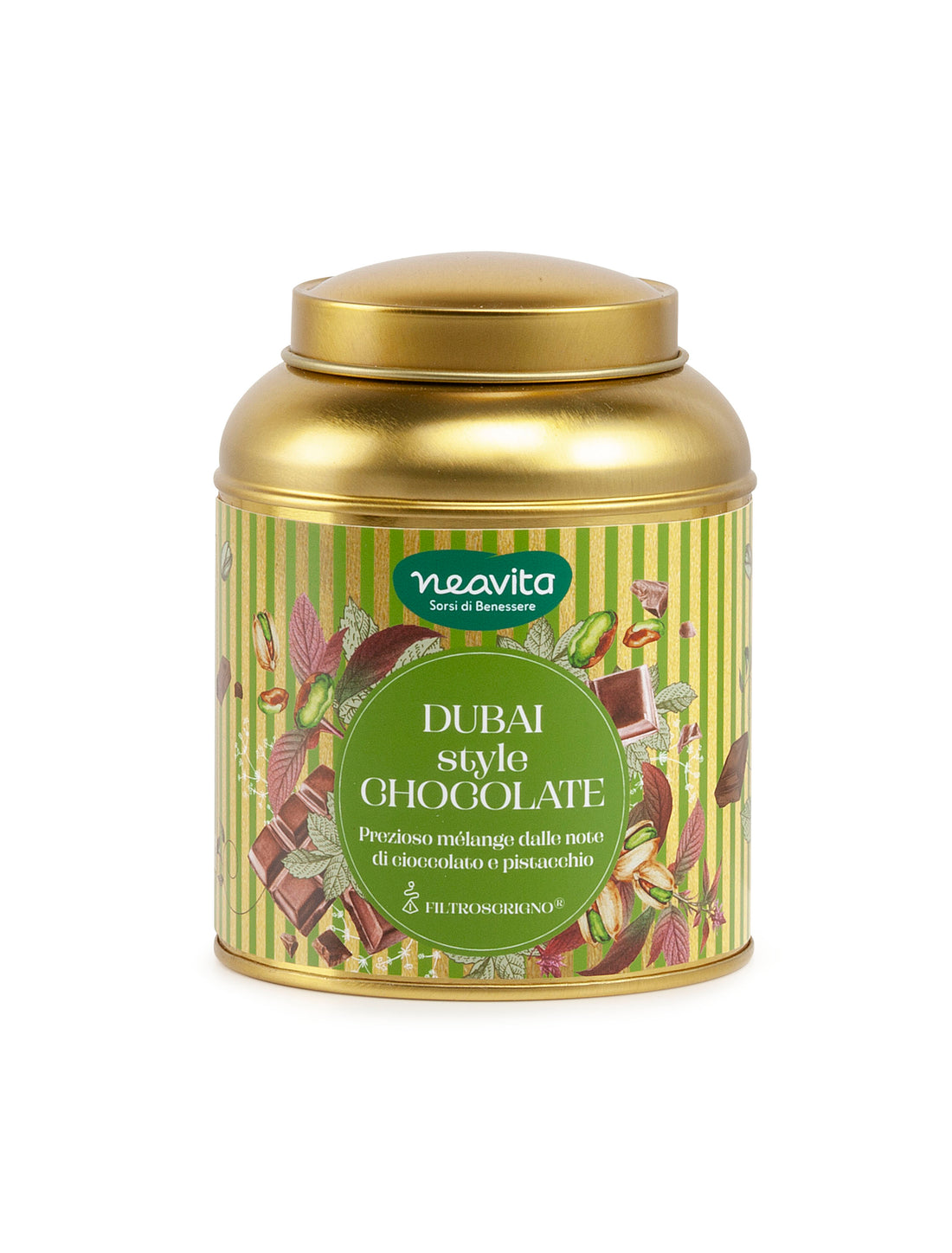 NEAVITA Infusi Golosi - Caddy Mélange Dubai Style Chocolate 12 filtroscrigno