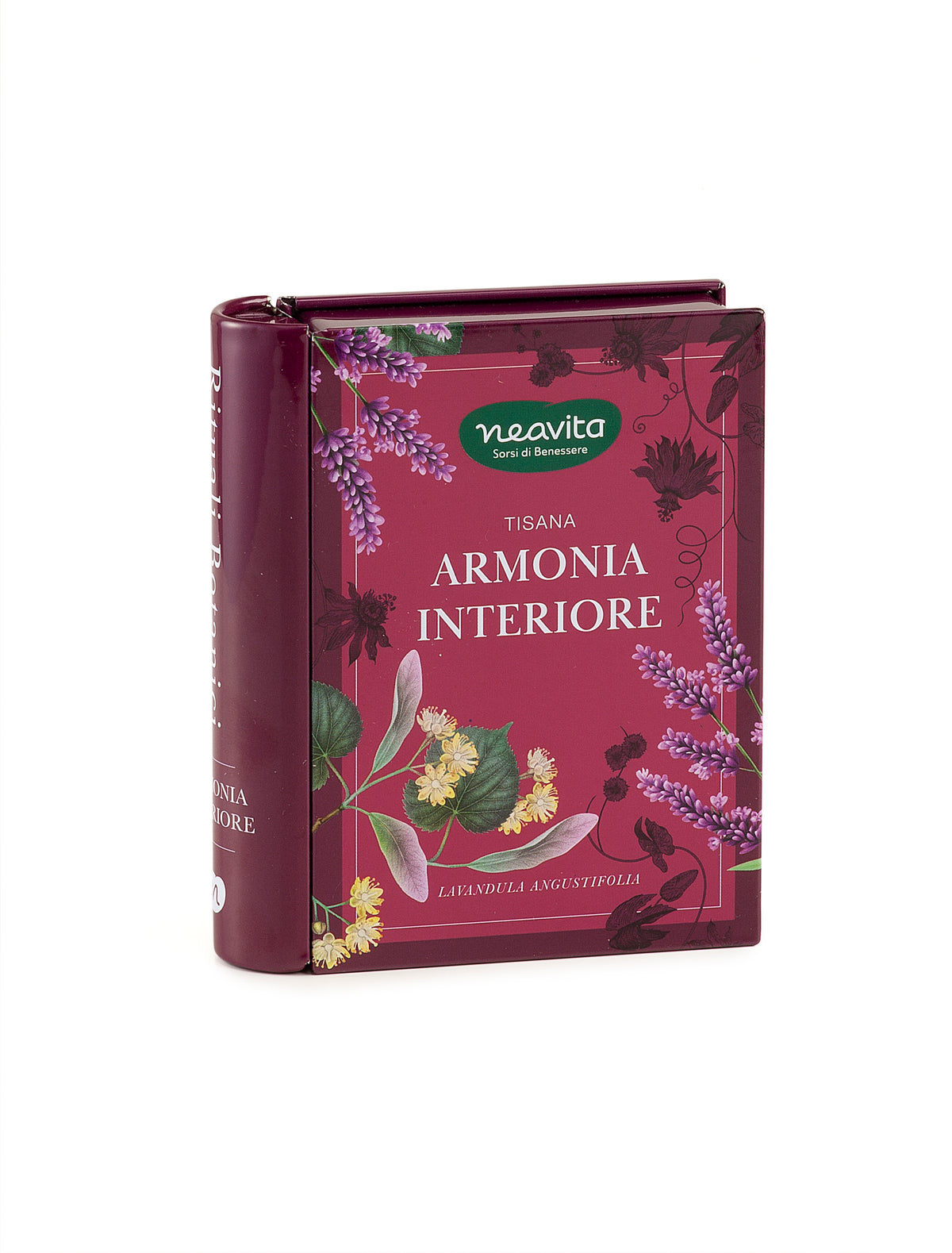 NEAVITA Rituali Botanici - Mini Libro Magenta - Tisana Armonia Interiore 5 filtroscrigno