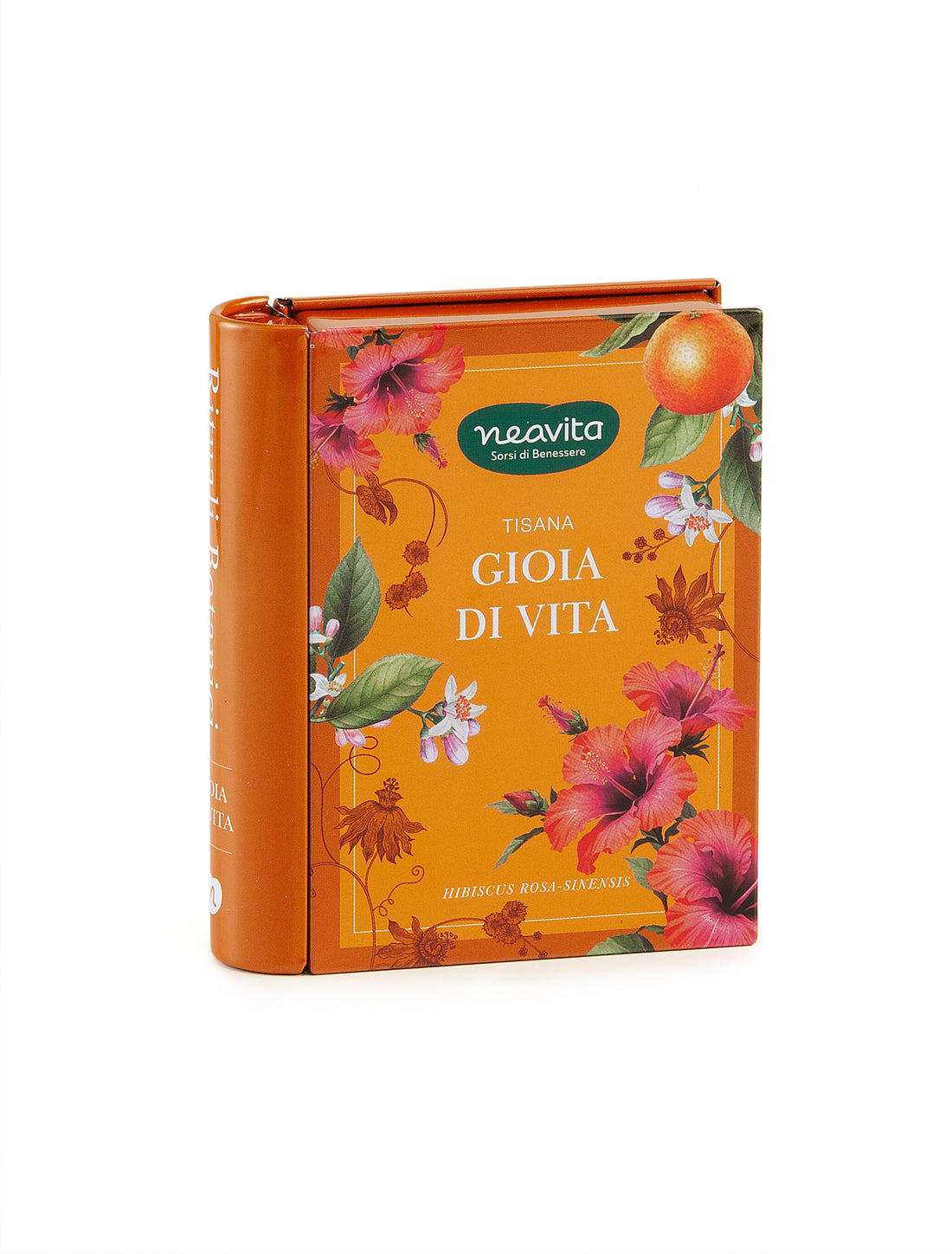 NEAVITA Rituali Botanici - Mini Libro Arancione - Tisana Gioia di Vita 5 filtroscrigno
