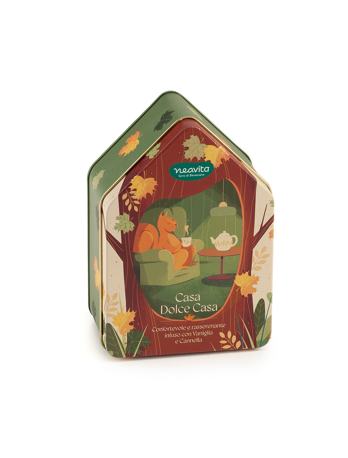 NEAVITA Warmy Tea - Casetta Verde - Infuso Casa Dolce Casa 10 filtroscrigno