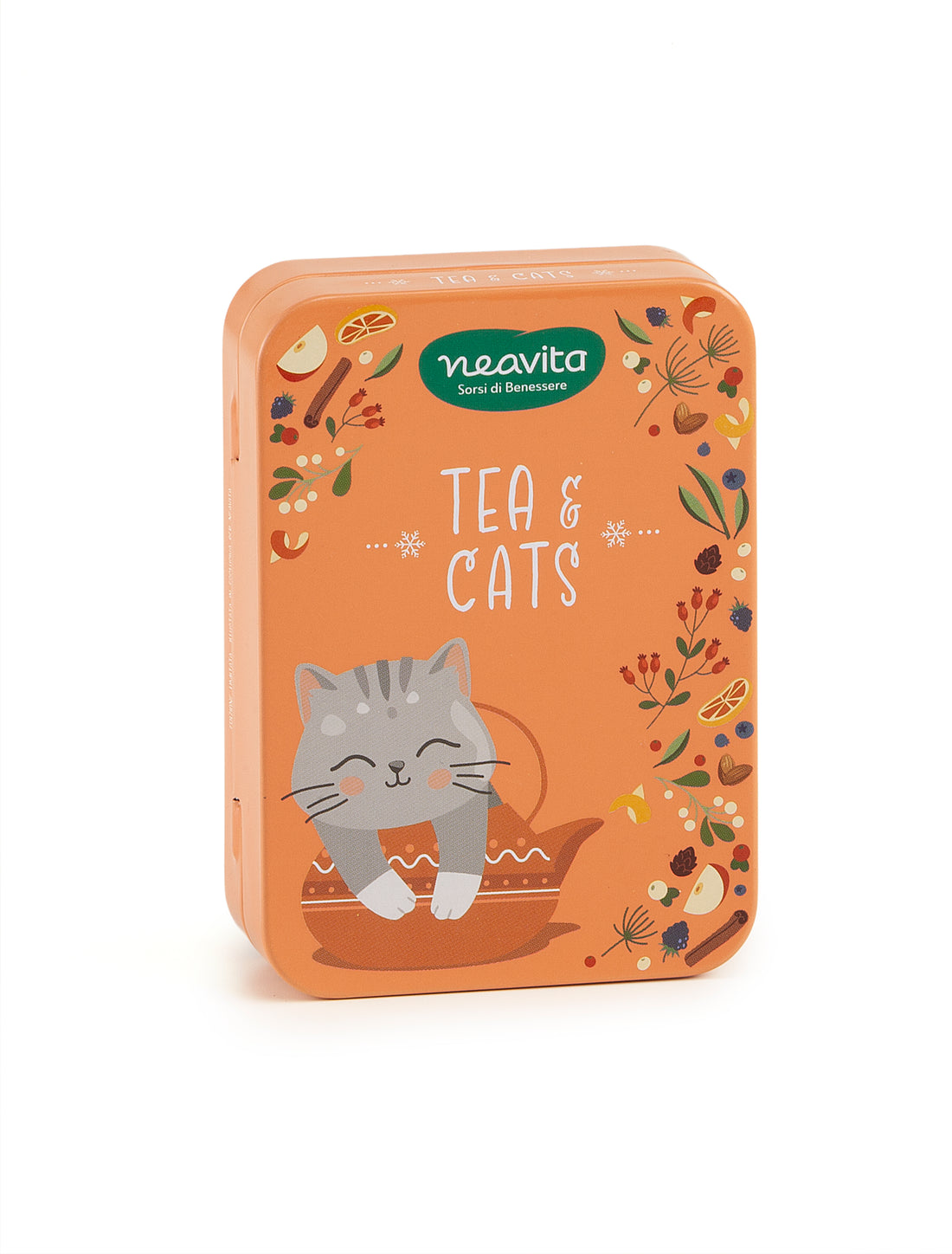 NEAVITA Tea &amp; Friends Mini Tin Gatto