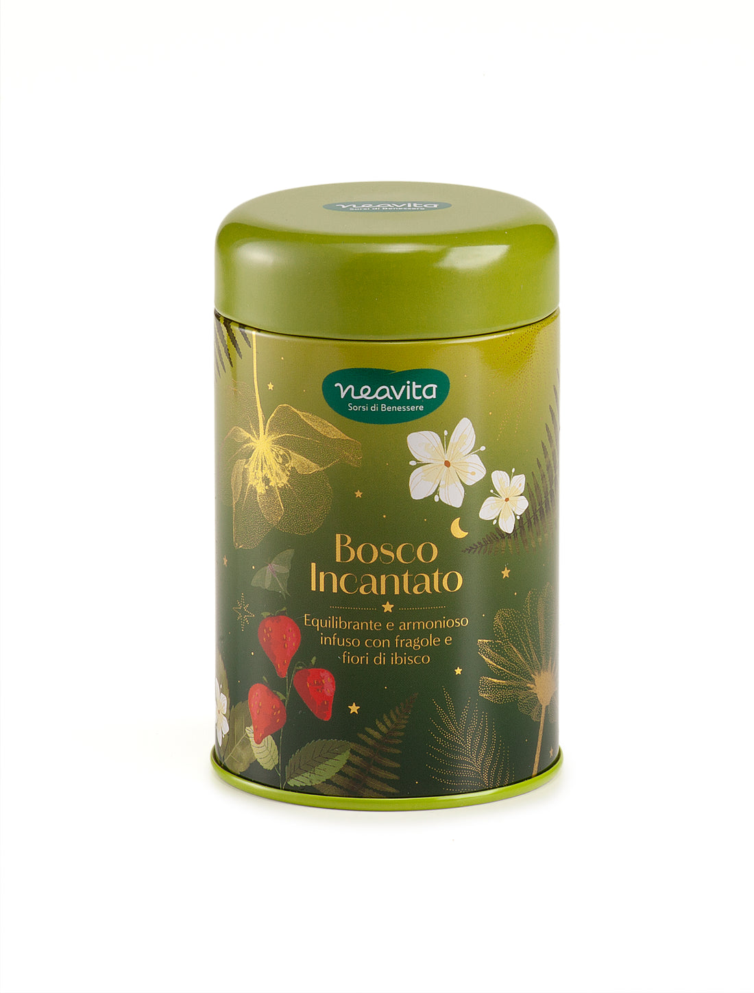NEAVITA Infusi da Favola - Barattolino Verde Infuso Bosco Incantato 7 filtroscrigno