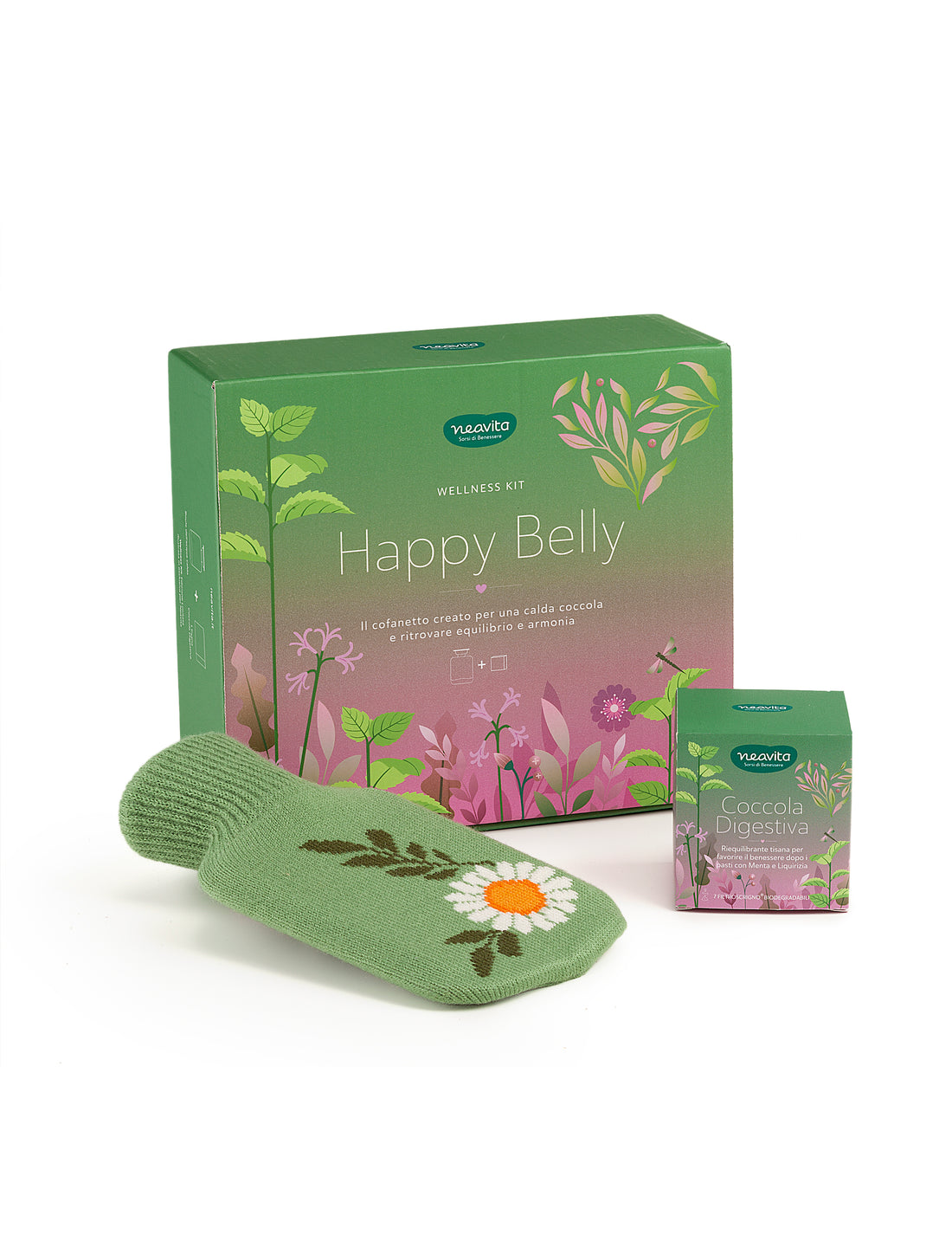 NEAVITA Wellness Kit - Cofanetto Happy Belly Verde