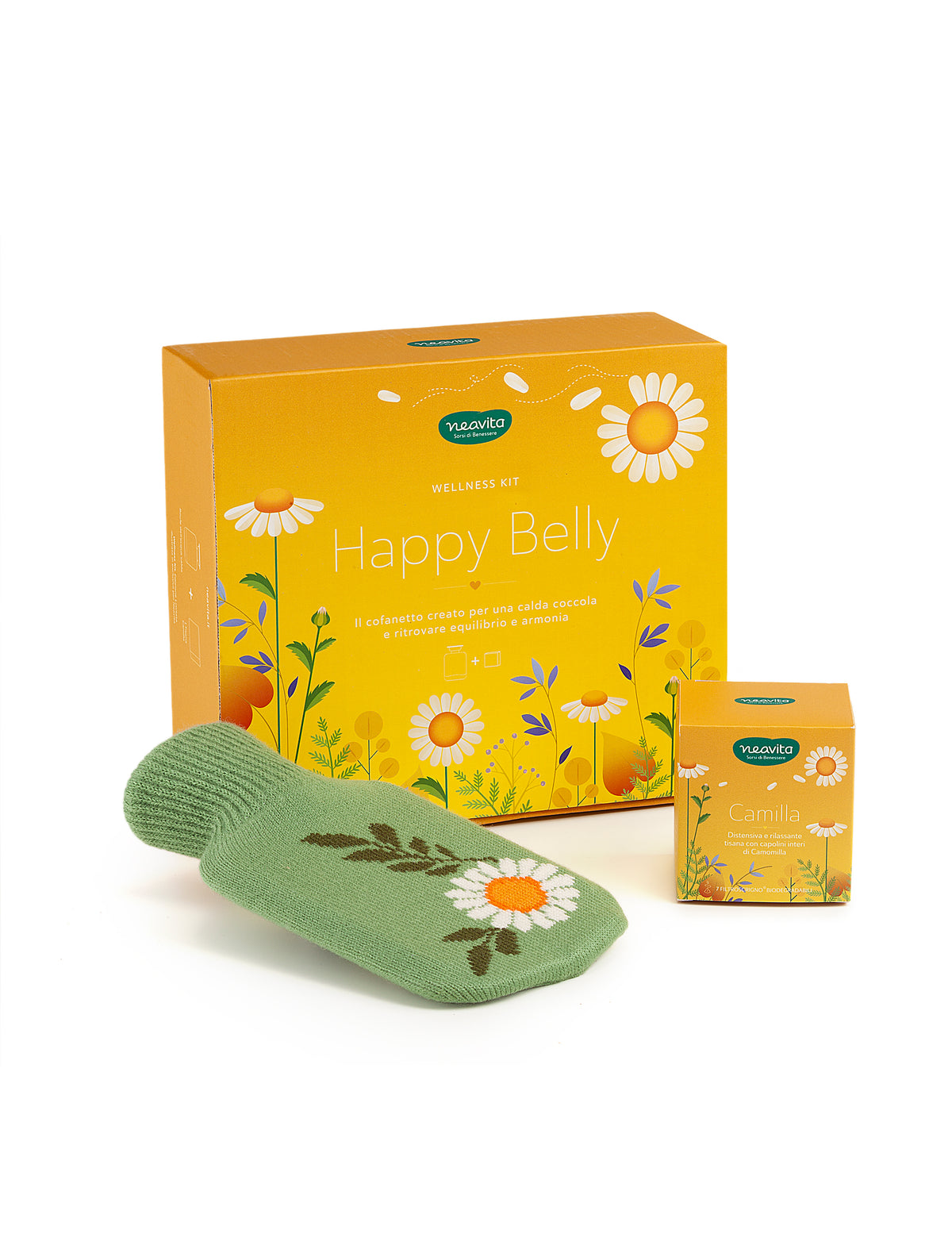 NEAVITA Wellness Kit - Cofanetto Happy Belly Giallo