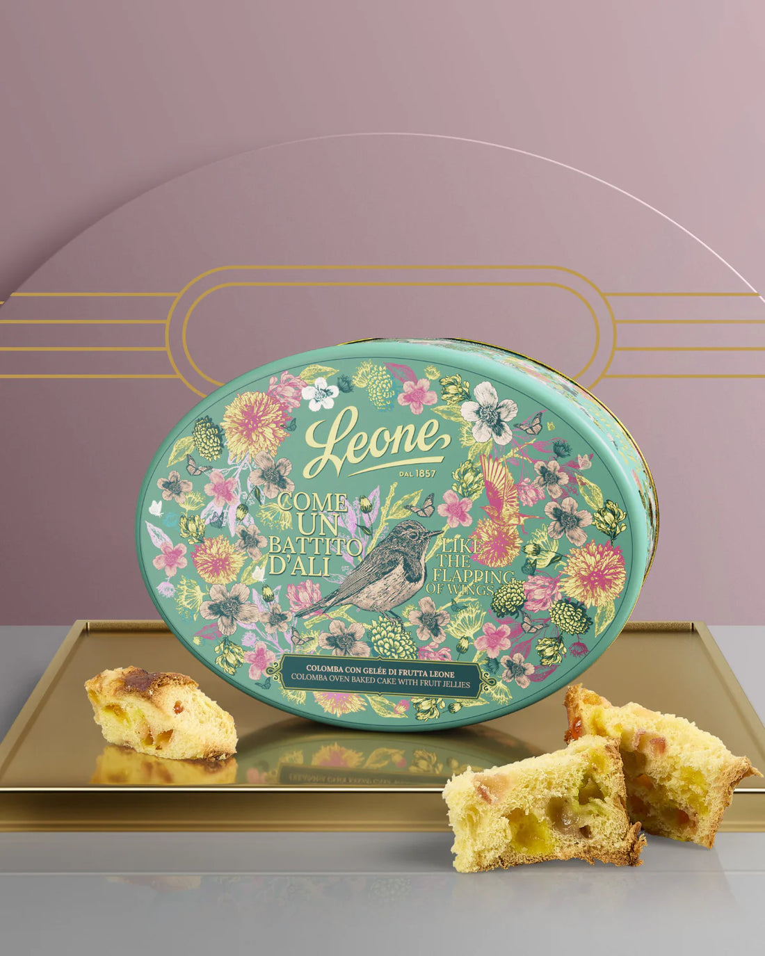LEONE Collezione Giardino Segreto Colomba con Gelée di frutta 750g