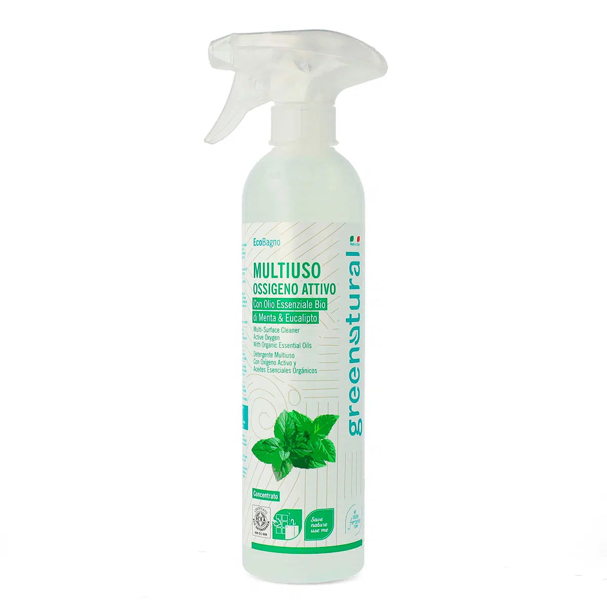 GREEN NATURAL Multiuso Ossigeno Attivo 500ml