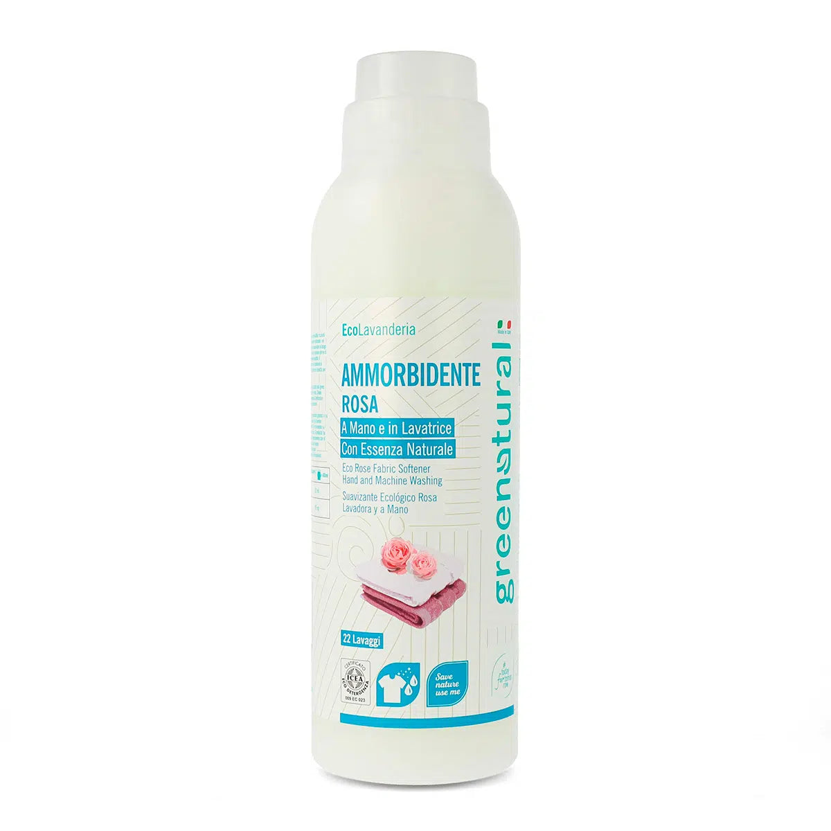 GREEN NATURAL Ammorbidente Rosa 1l