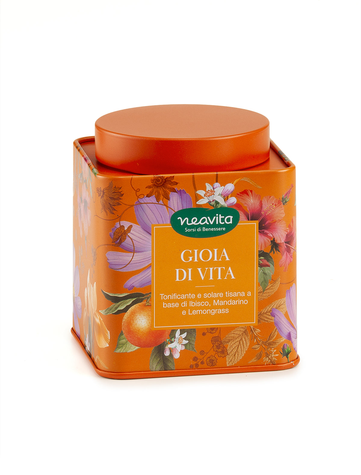NEAVITA Rituali Botanici - Caddy Arancione - Tisana Gioia di Vita 90g