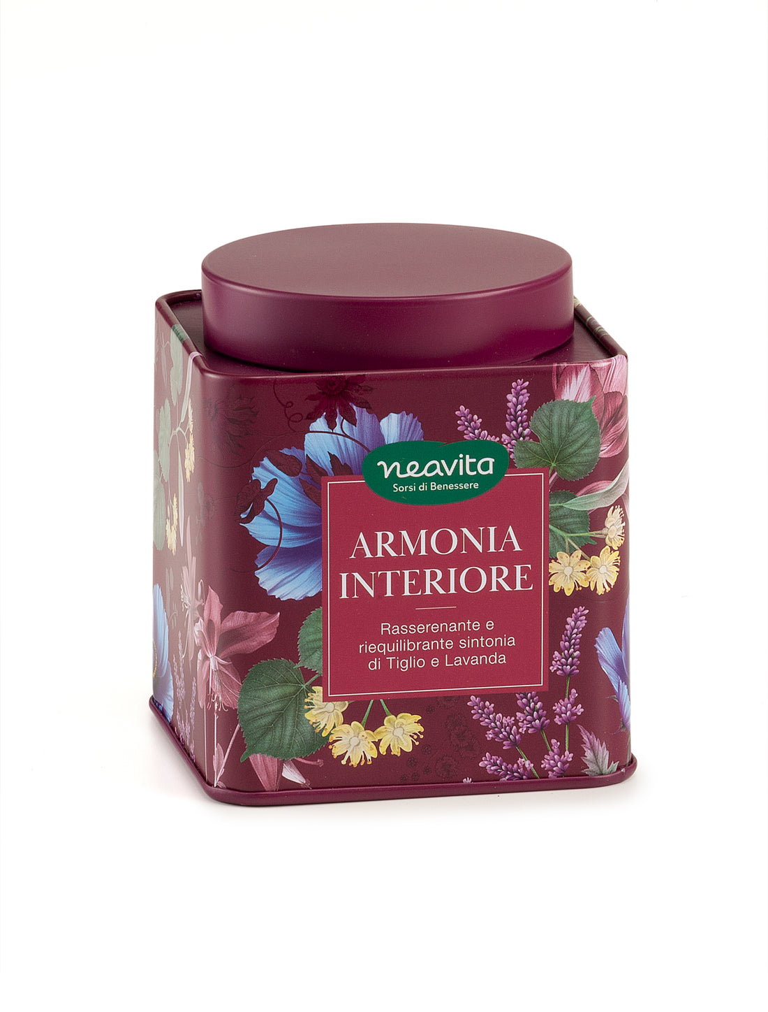 NEAVITA Rituali Botanici - Caddy Magenta - Tisana Armonia Interiore 70g