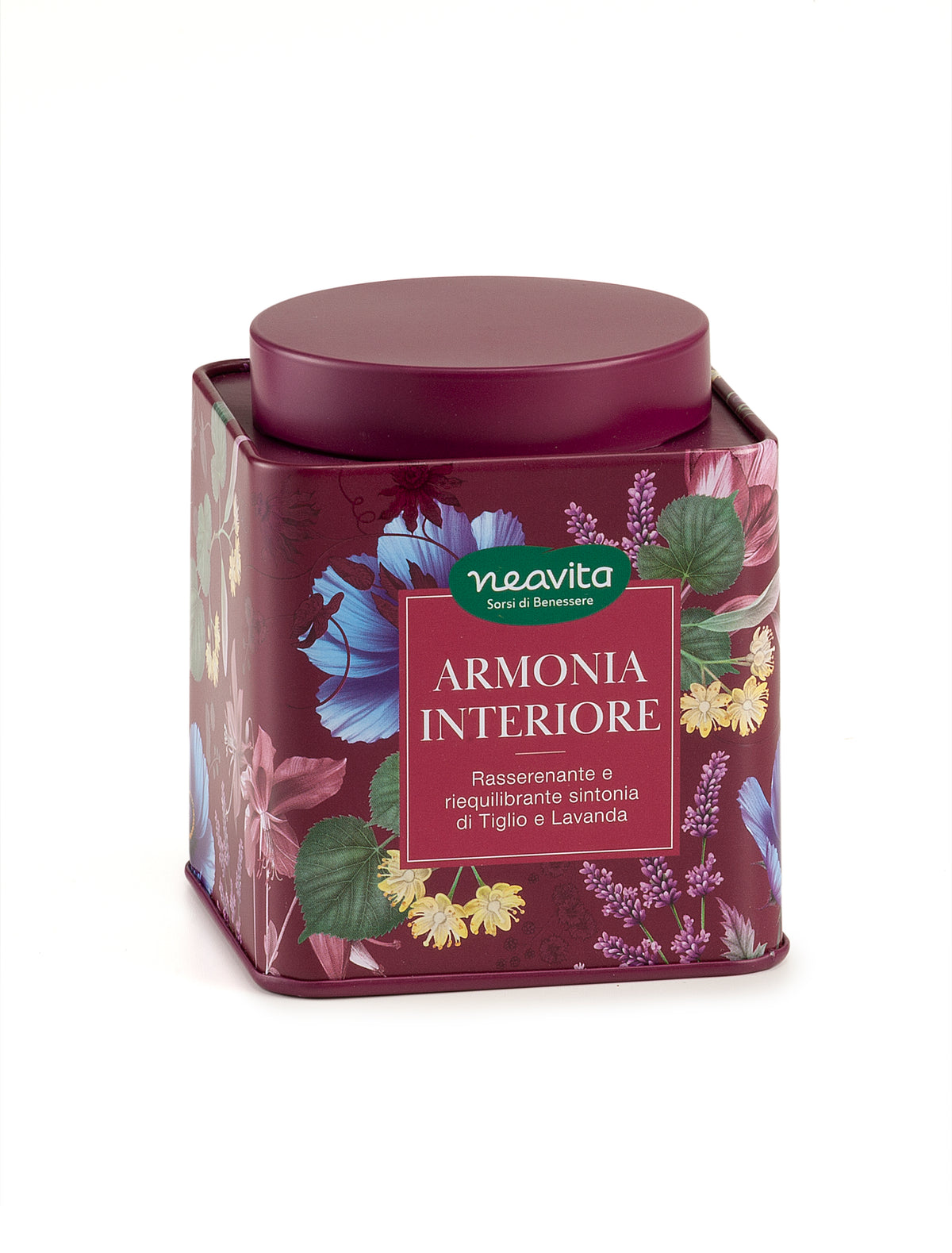 NEAVITA Rituali Botanici - Caddy Magenta - Tisana Armonia Interiore 70g