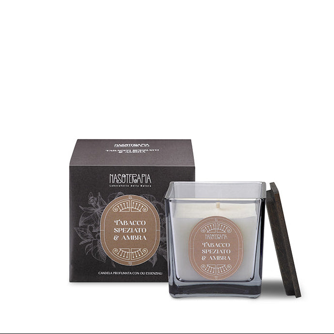 NASOTERAPIA candela Tabacco Speziato e Ambra 200g