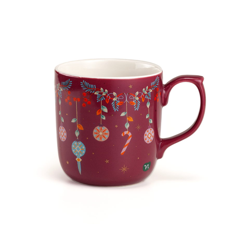 NEAVITA Mug ROSSA Natale 400 ml