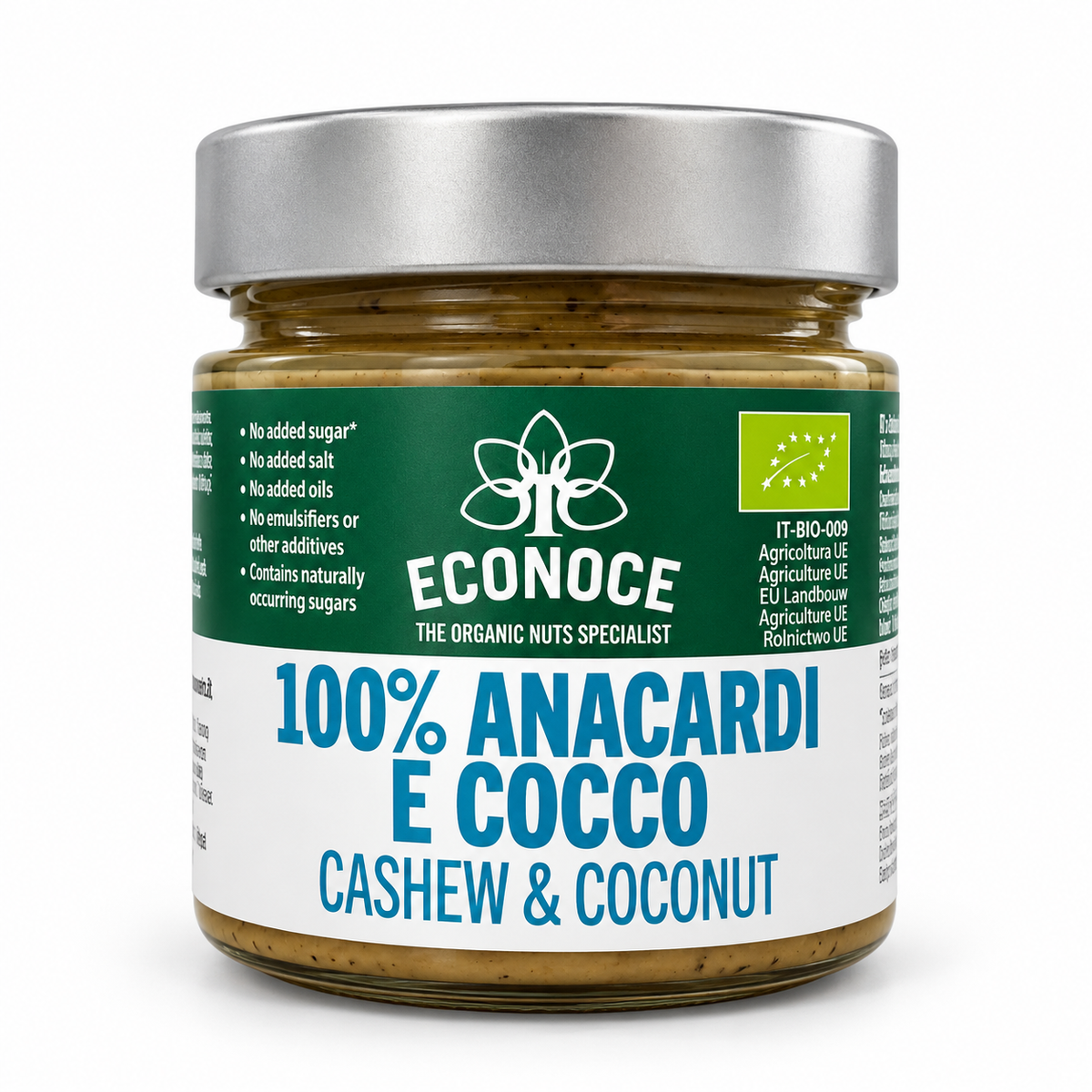 Econoce Crema 100% Anacardi e Cocco 175gr