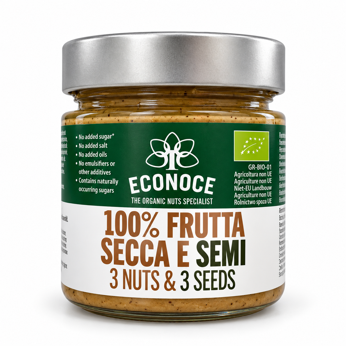 Econoce Crema 100% Frutta Secca e Semi 200gr
