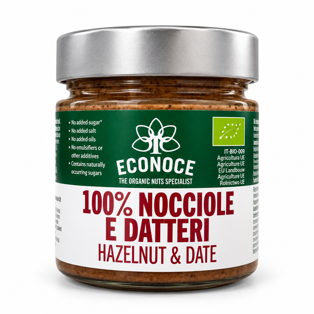 Econoce Crema 100% Nocciole e Datteri 175gr