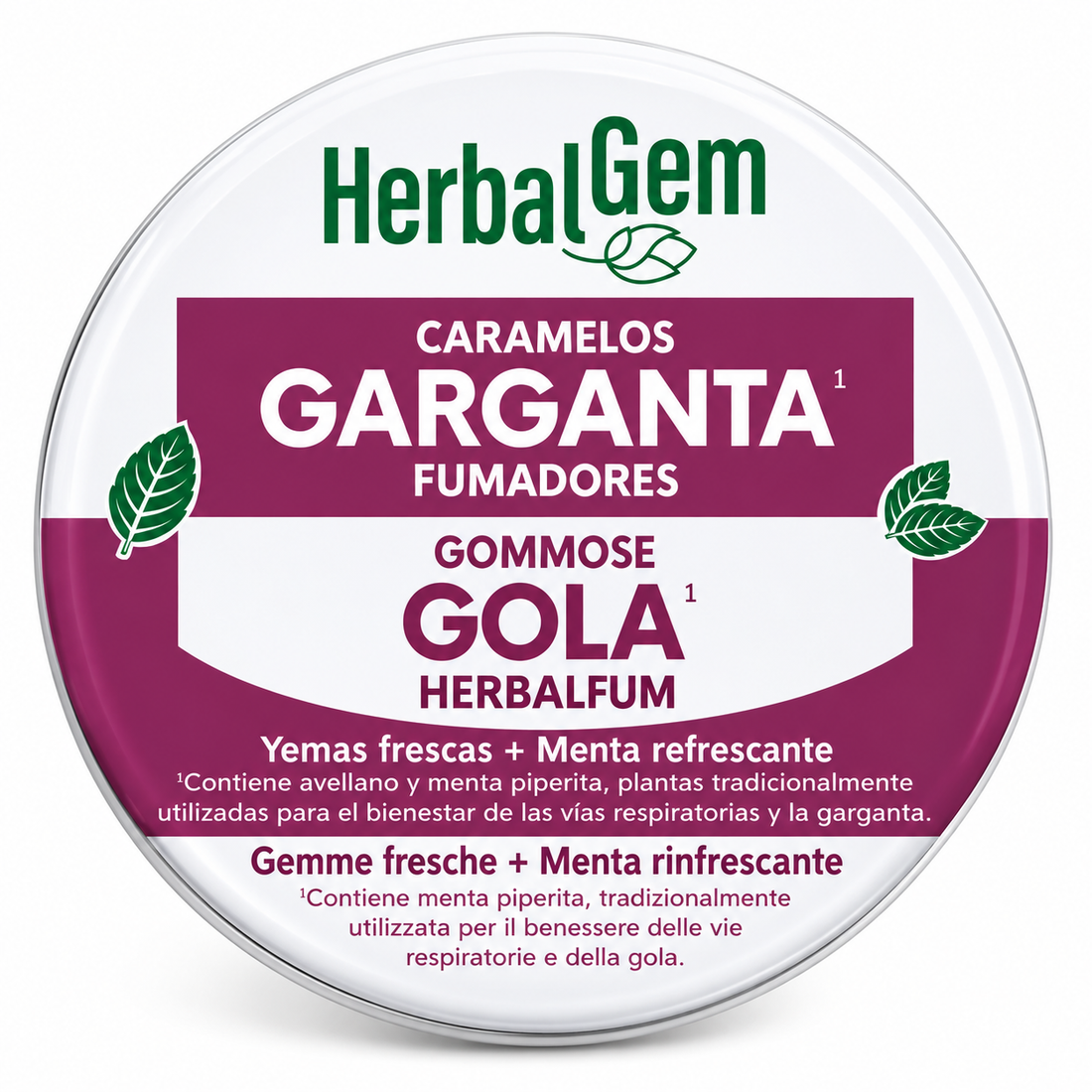 HERBALGEM Gommose Gola con Menta Fresca